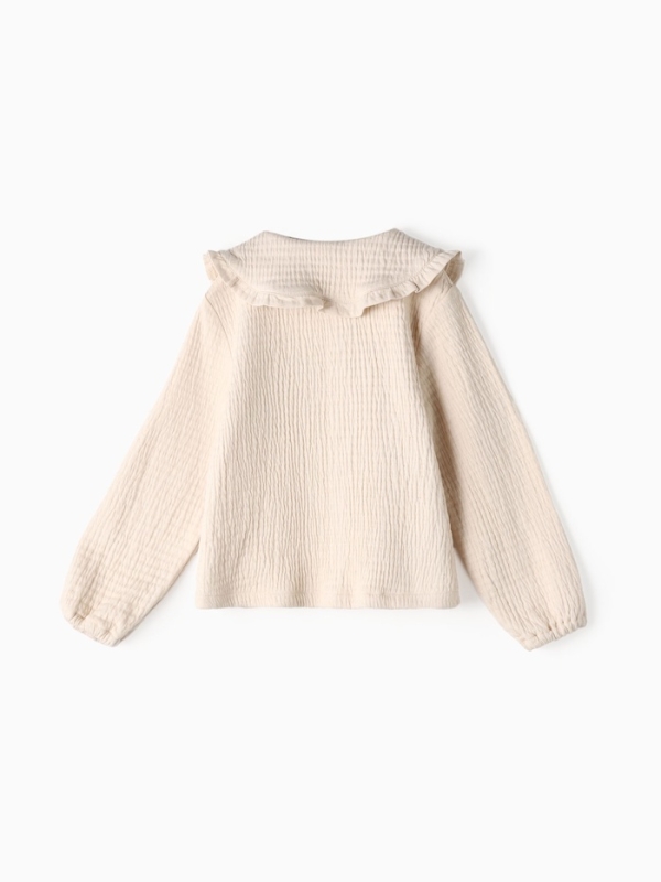 Рубашка для девочки KAFTAN р.32 (110-116 см), молочный