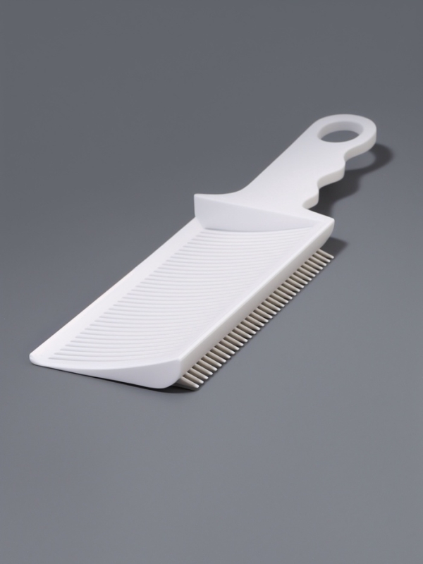 Расчёска для барбера, для стрижки под машинку, 22&times;6.5&times;1.5 см, белая