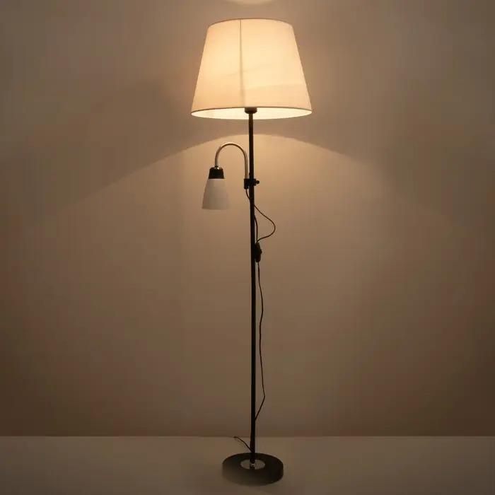 Торшер 19030/2BK E27 40Вт черный 41х41х180 см