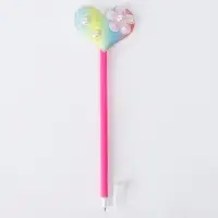 Ручка &laquo;Радужное сердце&raquo;, синие чернила, МИКС