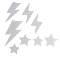 Дождевик &laquo;Молния&raquo; со светоотражающими наклейками, рост 120-160 см