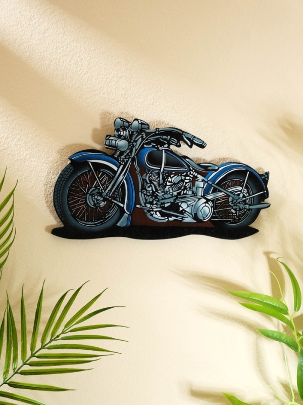 Панно Панно "Чоппер" дерево 30х16 см, синий