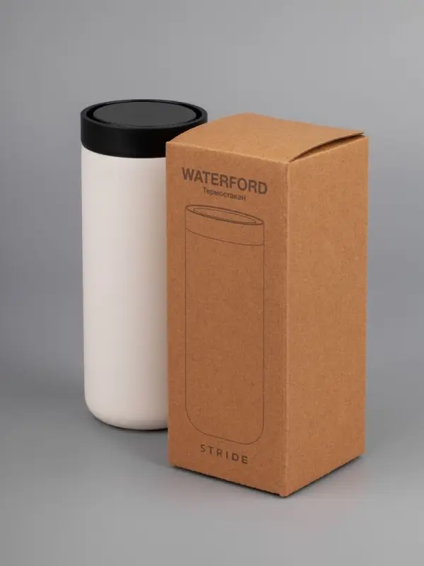 Термостакан Waterford, молочно-белый