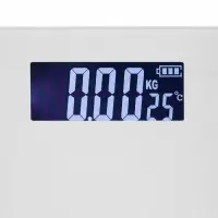 Весы напольные LVE-030, диагностические, до180 кг, от аккумулятора, стекло, белые