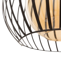 Светильник "Клубок" 1х40Вт Е27 черный 28х28х28см Светильник "Клубок" 1х40Вт Е27 черный 28х28х28см