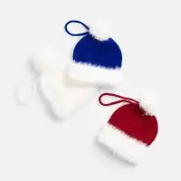 Подвеска на елку &laquo;Вьюшка&raquo;, шапочка, красная