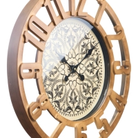 Часы настенные интерьерные &laquo;Роспись&raquo;, плавный ход, циферблат d-50 см