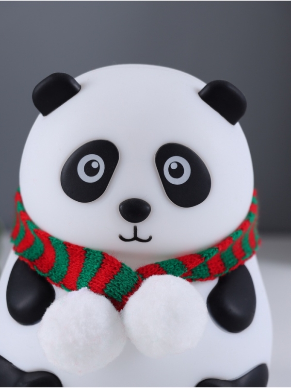 Ночник антистресс Ночник антистресс "Панда в шарфе" 2Вт LED RGB USB 10,5х10х13,5см