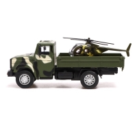 Грузовик металлический &laquo;ЗИЛ Армия&raquo;, инерция, 1:43