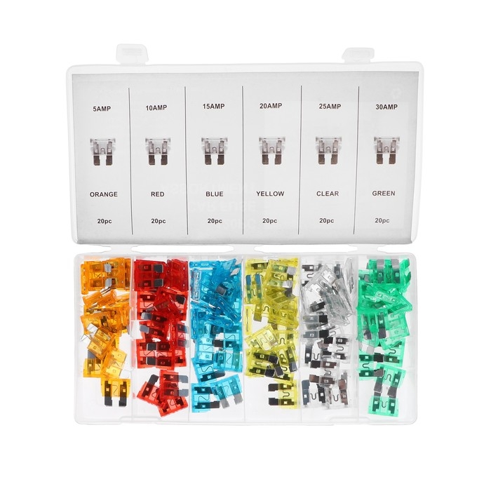 Предохранители TOPAUTO, 120 шт Предохранители TOPAUTO, 120 шт