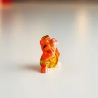 Фигурка полистоун &laquo;Тигр силач с золотой монетой&raquo;, 3&times;1.5&times;2.7 см, МИКС