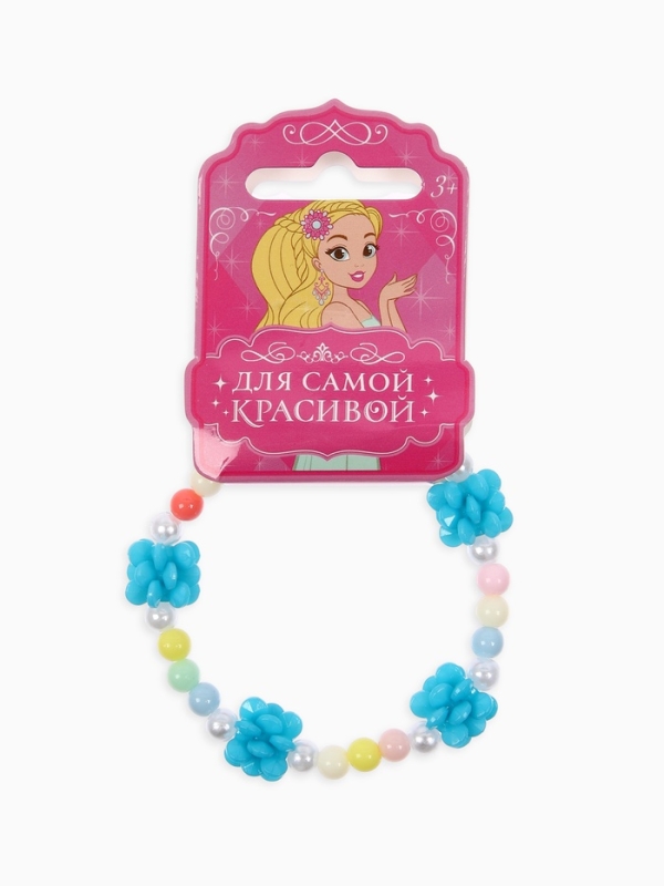 Браслет детский Выбражулька &laquo;Пионы&raquo;, МИКС