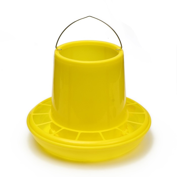 Кормушка бункерная для домашней птицы на 10 кг, пластик, Greengo