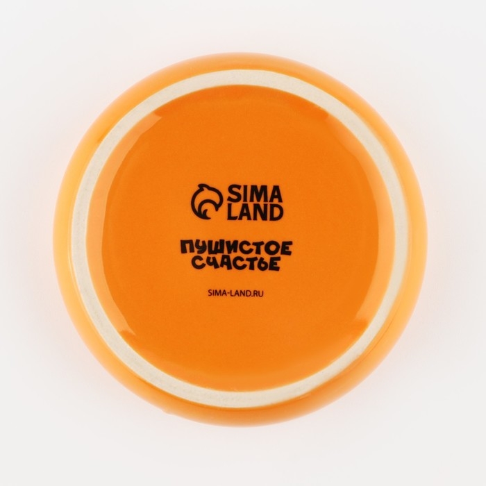 Миска керамическая для грызунов &laquo;Сырный день&raquo;, 80 мл