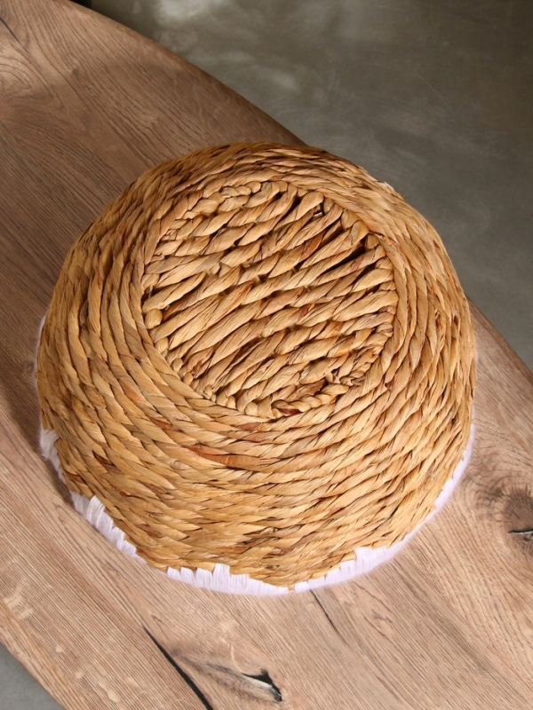 Корзина плетеная 40x40x20 см, водный гиацинт