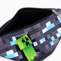 Сумка поясная детская &laquo;Пиксельный мир&raquo;, 20 х 10 х 6 см