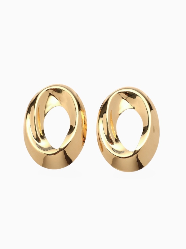 Серьги металл &laquo;Кольца&raquo; сфера, цвет золото