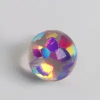 Мяч каучуковый 3 см, цвета МИКС