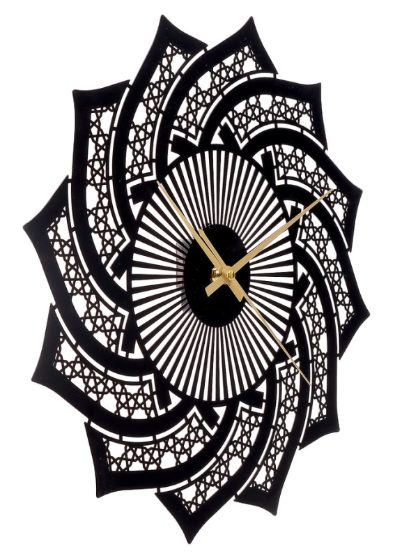 Часы настенные интерьерные &laquo;Вихрь&raquo;, плавный ход, d-40 см