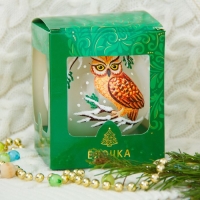 Шар "Филин" d- 9,5 см Шар "Филин" d- 9,5 см