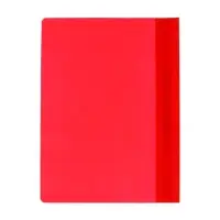Папка-скоросшиватель Calligrata, А4, 120 мкм, красная, прозрачный верх