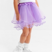 Юбка сетка детская KAFTAN, сиреневый, размер 28