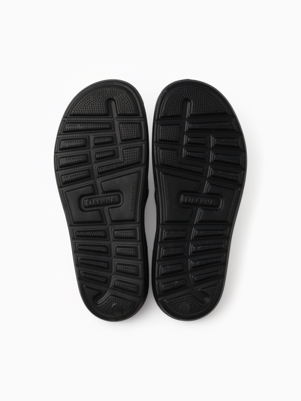 Сланцы мужские Д702 цвет чёрный, р-р 40-41