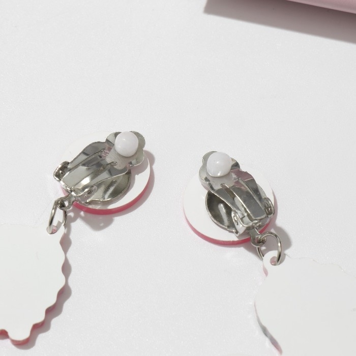 Серьги-клипсы детские &laquo;Выбражулька&raquo; сказка, единорог яркий, цветные