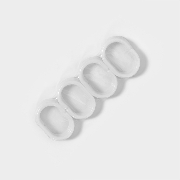 Штора для ванной &laquo;Узор&raquo;, с люверсами, с утяжелителями, PEVA, 180&times;180 см