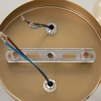 Люстра "Лора" 4х40Вт Е27 латунь 58х58х37см