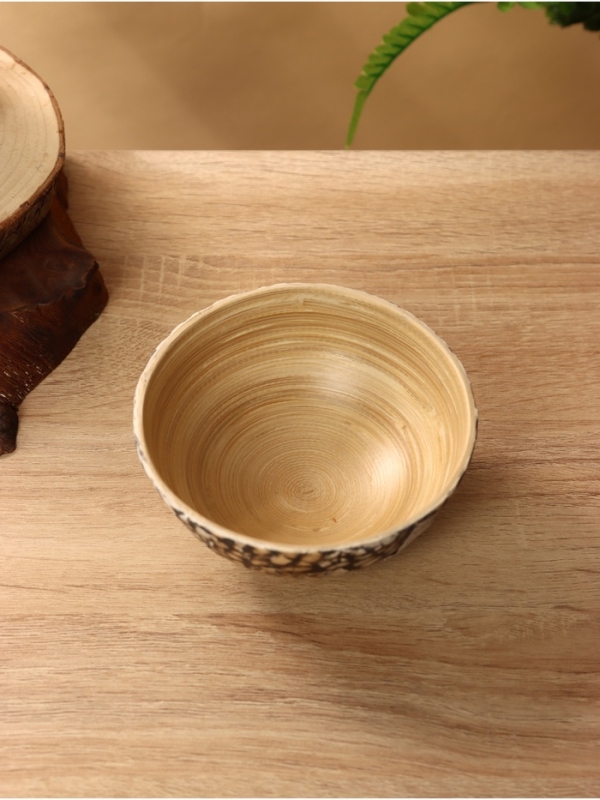 Миска 12х12х6 см, бамбук