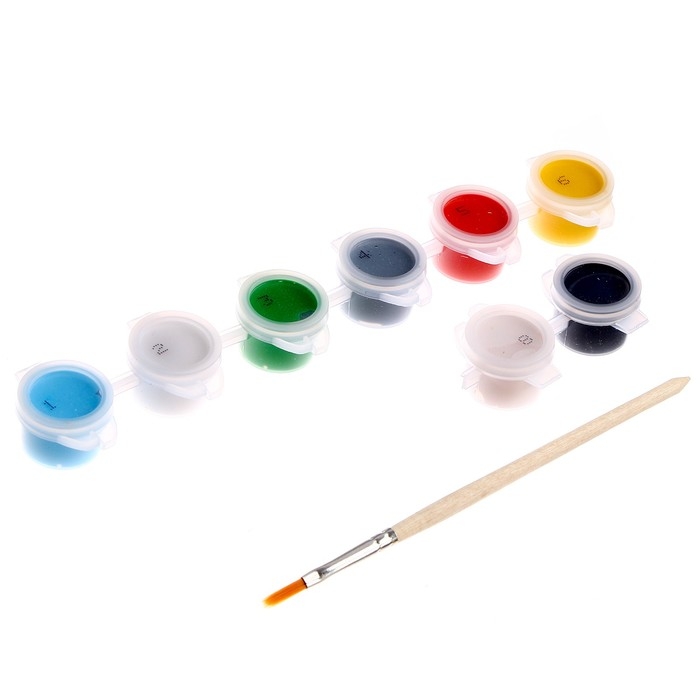 Картина по номерам для детей &laquo;Зеленоглазый красавец&raquo;, 15 х 15 см