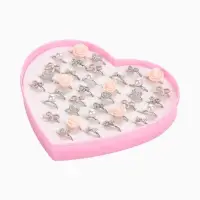 Кольцо детское Выбражулька &laquo;Любовь&raquo;, форма МИКС, МИКС, безразмерное