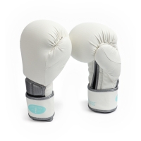 Боксёрские перчатки FIGHT EMPIRE, TIFFANY, белый карбон, размер 12 oz