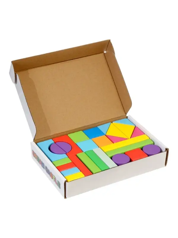 Кубики детские деревянные 27 деталей
