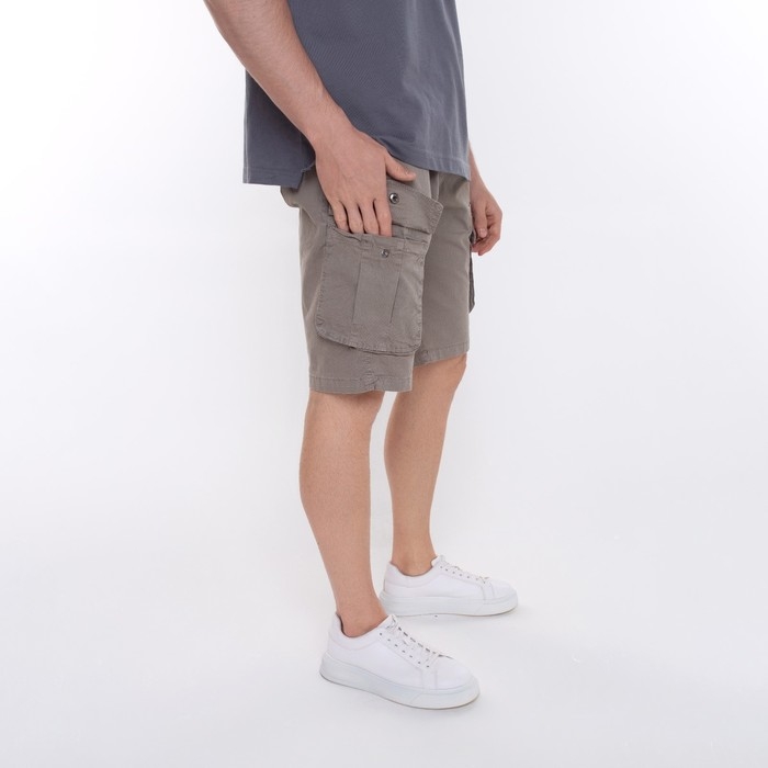 Шорты мужские, цвет бежевый, размер 48 (32) Шорты мужские, цвет бежевый, размер 48 (32)