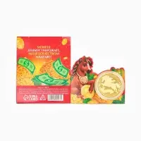 Монета новогодняя сувенирная &laquo;Талисман финансовой удачи&raquo;, диам. 4 см