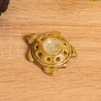 Подставка под благовония "Морская черепашка" керамика, цв. коричневый, 5,5х4,5х1 см