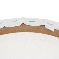 Холст на подрамнике овальный, хлопок 100%, грунт акриловый, 1,5*30*40 см, мелкозернистый, 280г/м&sup2;