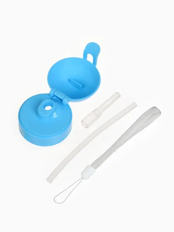 Поильник-непроливайка с трубочкой, 270 мл, Синий трактор