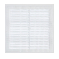 Решетка вентиляционная "КосмоВент" Л155, 155 х 155 мм, с сеткой, неразъемная