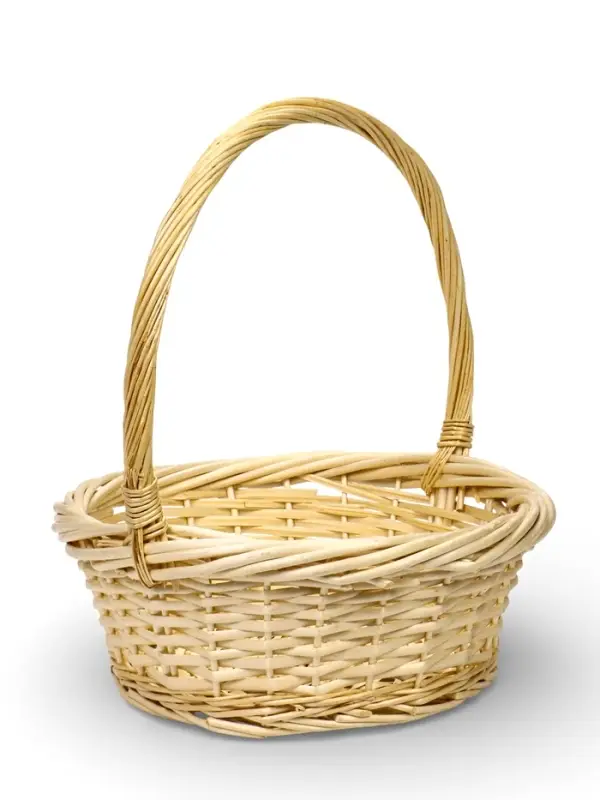 Набор корзин 3 шт, 36х36х14, 30х30х13, 23х23х7  лоза белый