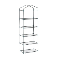 Стеллаж для рассады, 5 полок, 190 &times; 40 &times; 65 см, металлический каркас d = 12 мм, без чехла, Greengo