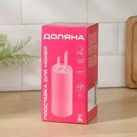 Подставка для ножей с наполнителем Доляна &laquo;Мрамор&raquo;, 22&times;11 см, цвет белый