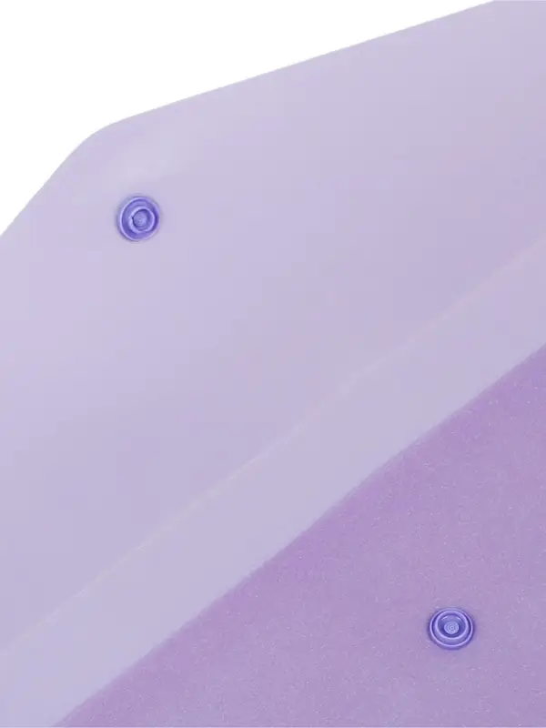 Папка-конверт на кнопке формат А4 180мкр блестящая МИКС Сиреневый стиль  (штрихкод на штуке)   10843