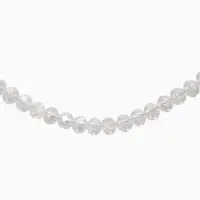 Чокер из бисера &laquo;Хрусталь&raquo;, разноцветный в серебре, 37 см + 5 см доп, цепочка