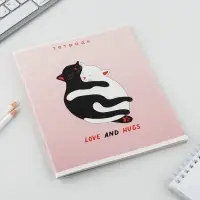 Тетрадь в клетку, 48 л., А5, на скрепке, блок №2 &laquo;Нежность&raquo; МИКС