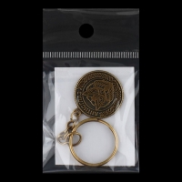 Брелок для ключей , металлический, оберег &laquo;Антисглаз&raquo; диам. 2,5 см