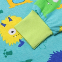 Пижама для мальчика "Монстры", цвет голубой, рост 116 Пижама для мальчика "Монстры", цвет голубой, рост 116