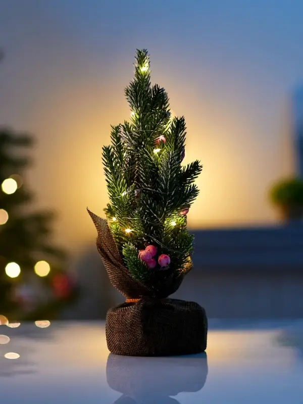 Фигура светодиодная &laquo;Праздничное сияние&raquo; 31 см, 20 LED, от батареек AG13&times;3, свечение тёплое белое